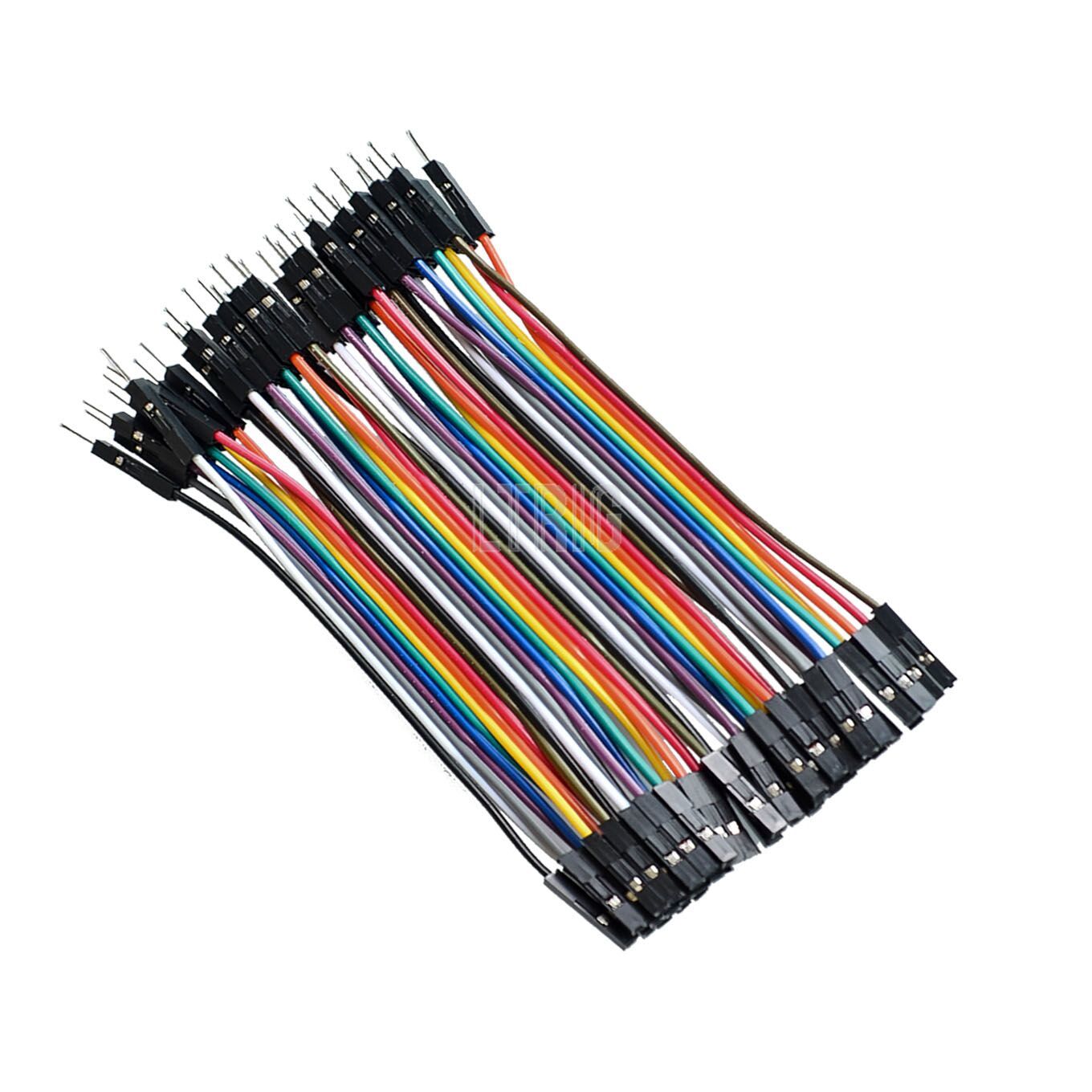 custom 1Pcs Dupont Line 10cm Male to Male + Male to Female + Female to Female Jumper Wire Dupont Cable for arduino Diy Kit