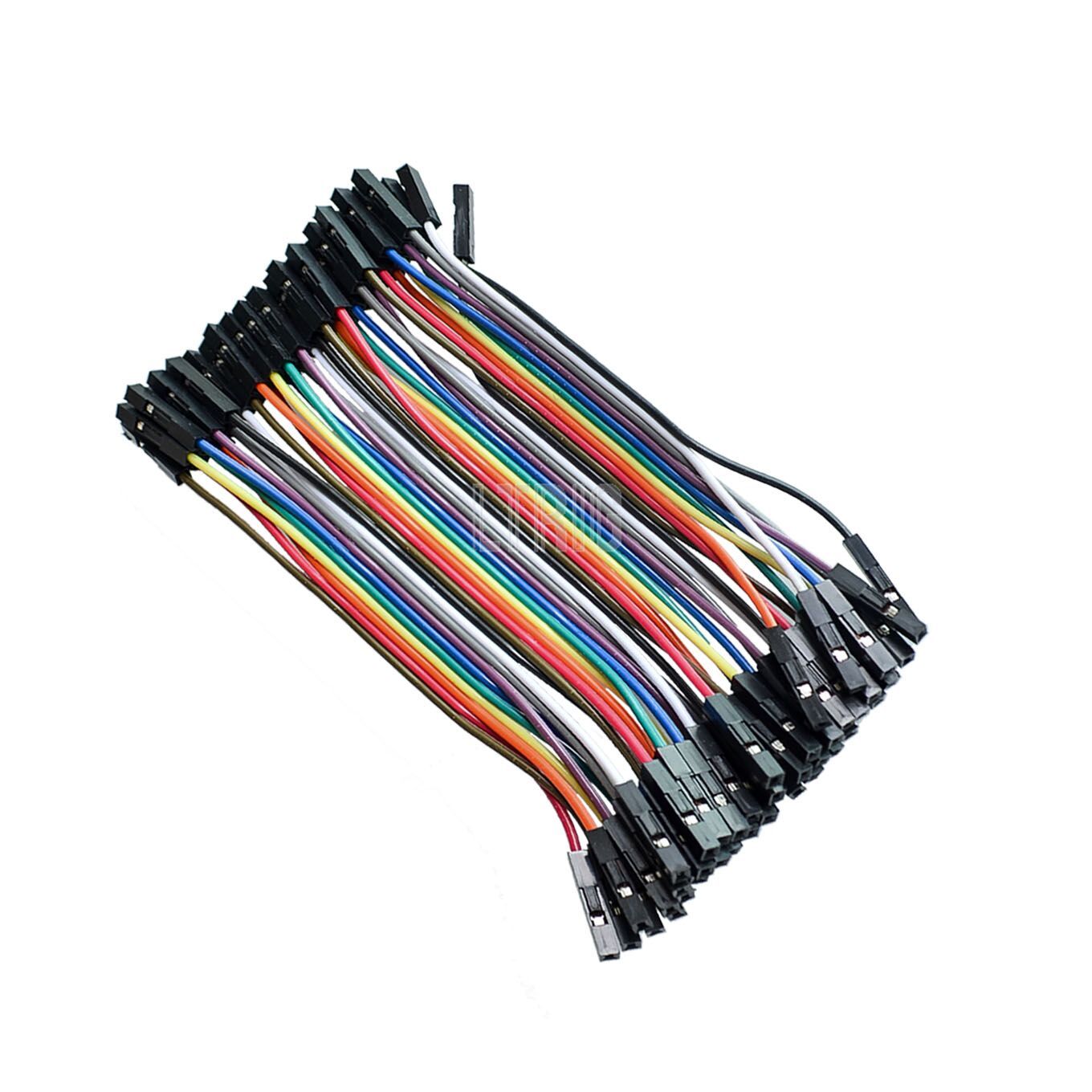 custom 1Pcs Dupont Line 10cm Male to Male + Male to Female + Female to Female Jumper Wire Dupont Cable for arduino Diy Kit