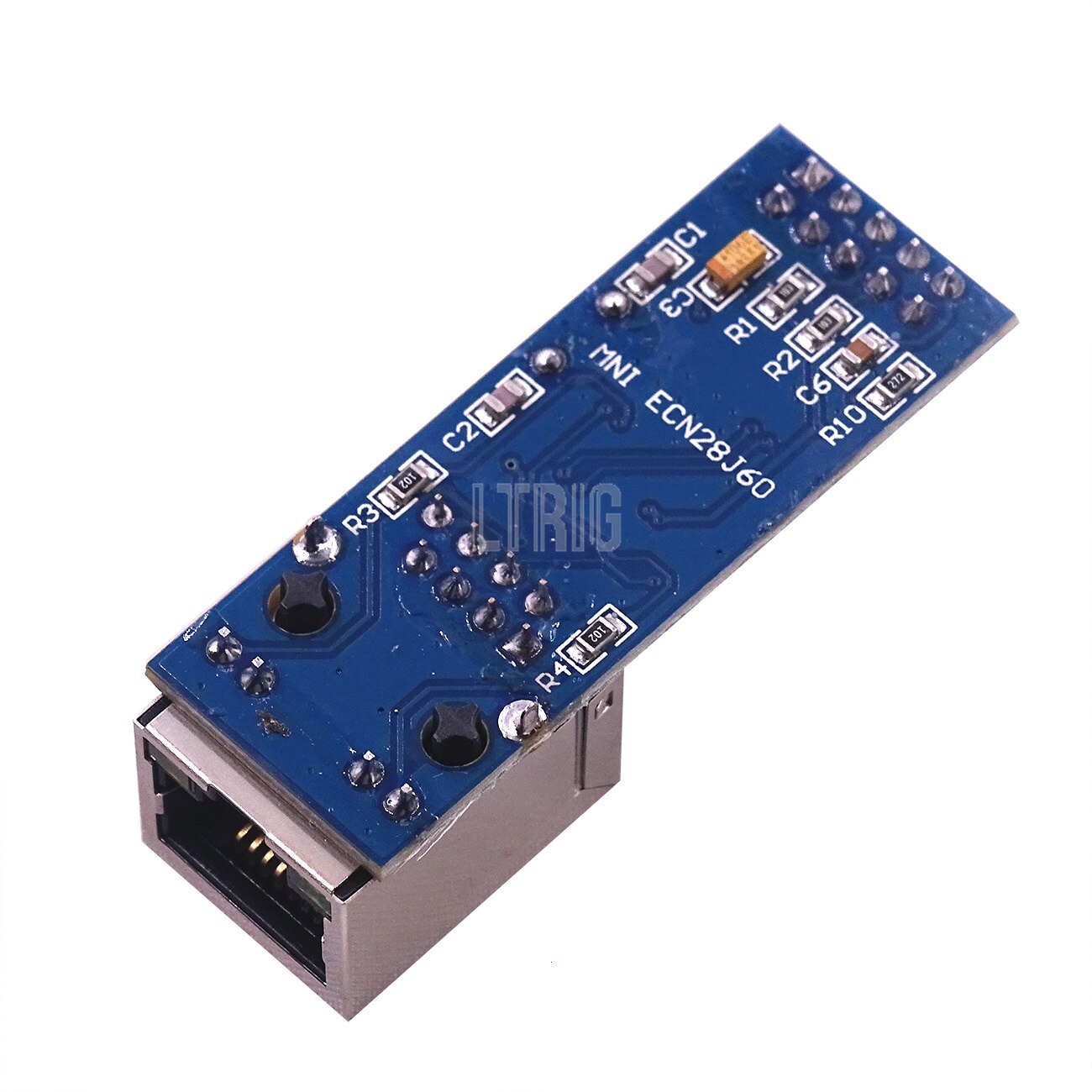 custom 1Pcs ENC28J60 SPI interface network module Ethernet module (mini version)