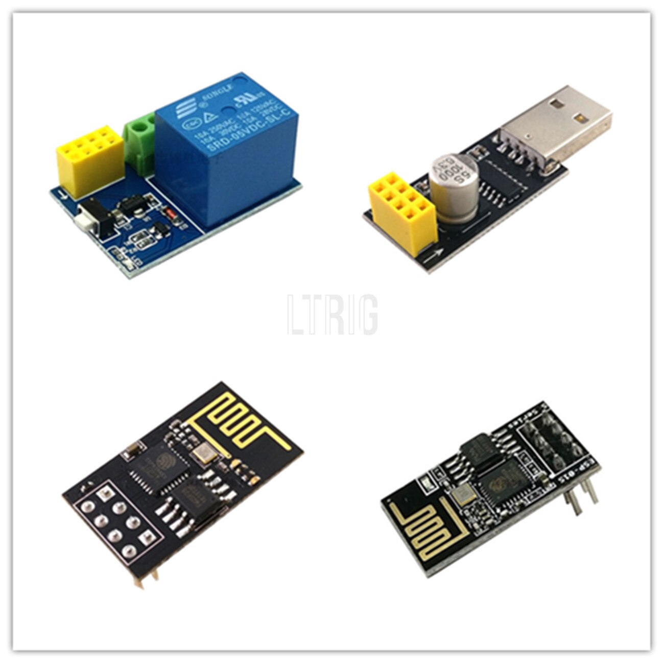 custom 1Pcs ESP01/ESP01S Programmer Adapter UART ESP8266 CH340G USB to ...
