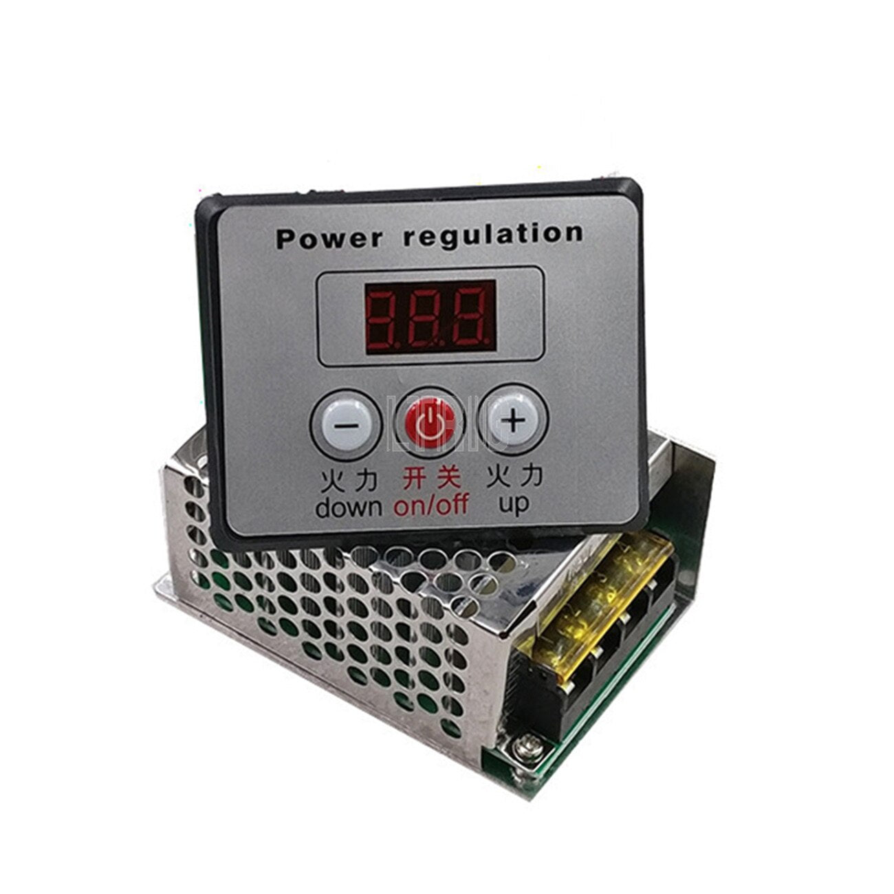 custom 1Pcs Enhanced Regulator Stabilized Silicon Control 4000W 220V AC SCR Motor Strength Regulator Speed Controller