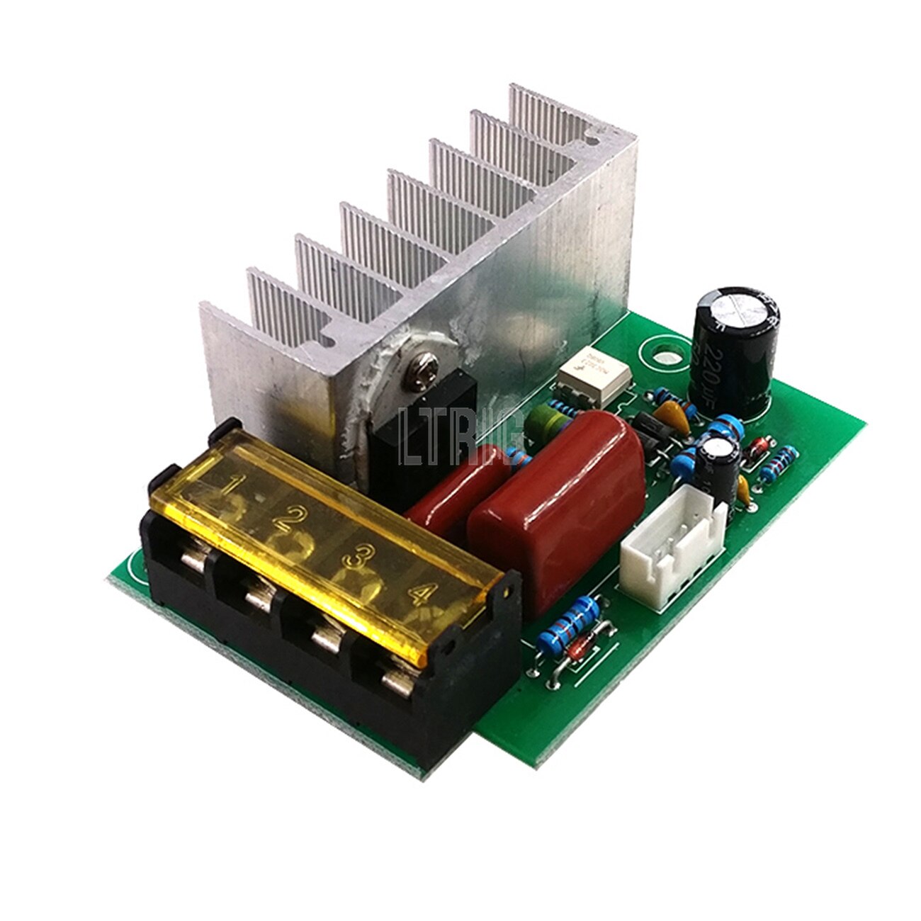 custom 1Pcs Enhanced Regulator Stabilized Silicon Control 4000W 220V AC SCR Motor Strength Regulator Speed Controller