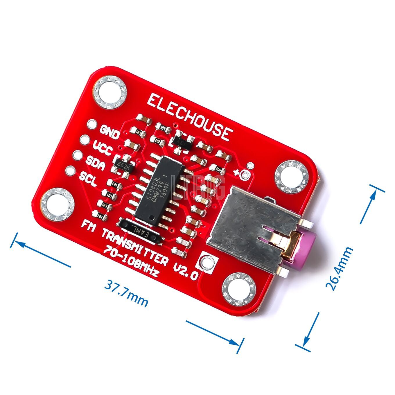 custom 1Pcs FM Radio Transmitter Module radio station transmitter forarduino module