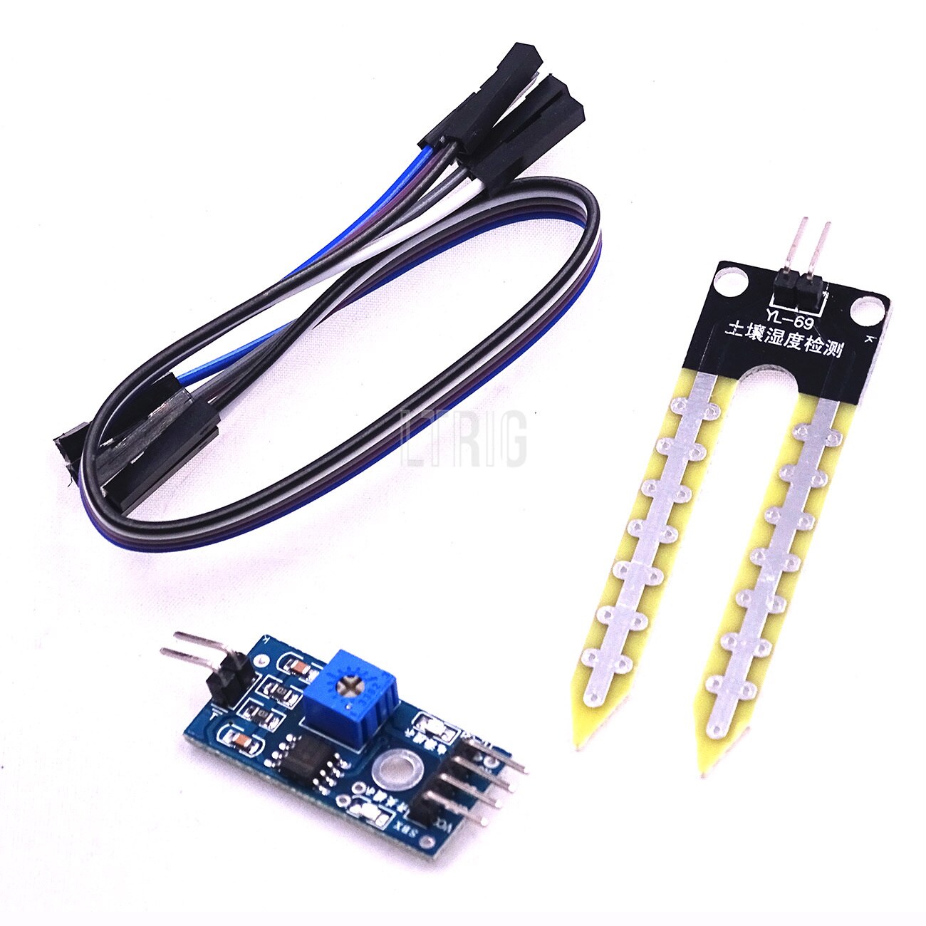 custom 1Pcs For arduino development board soil moisture detection module hygrometer humidity sensor DIY robot smart car