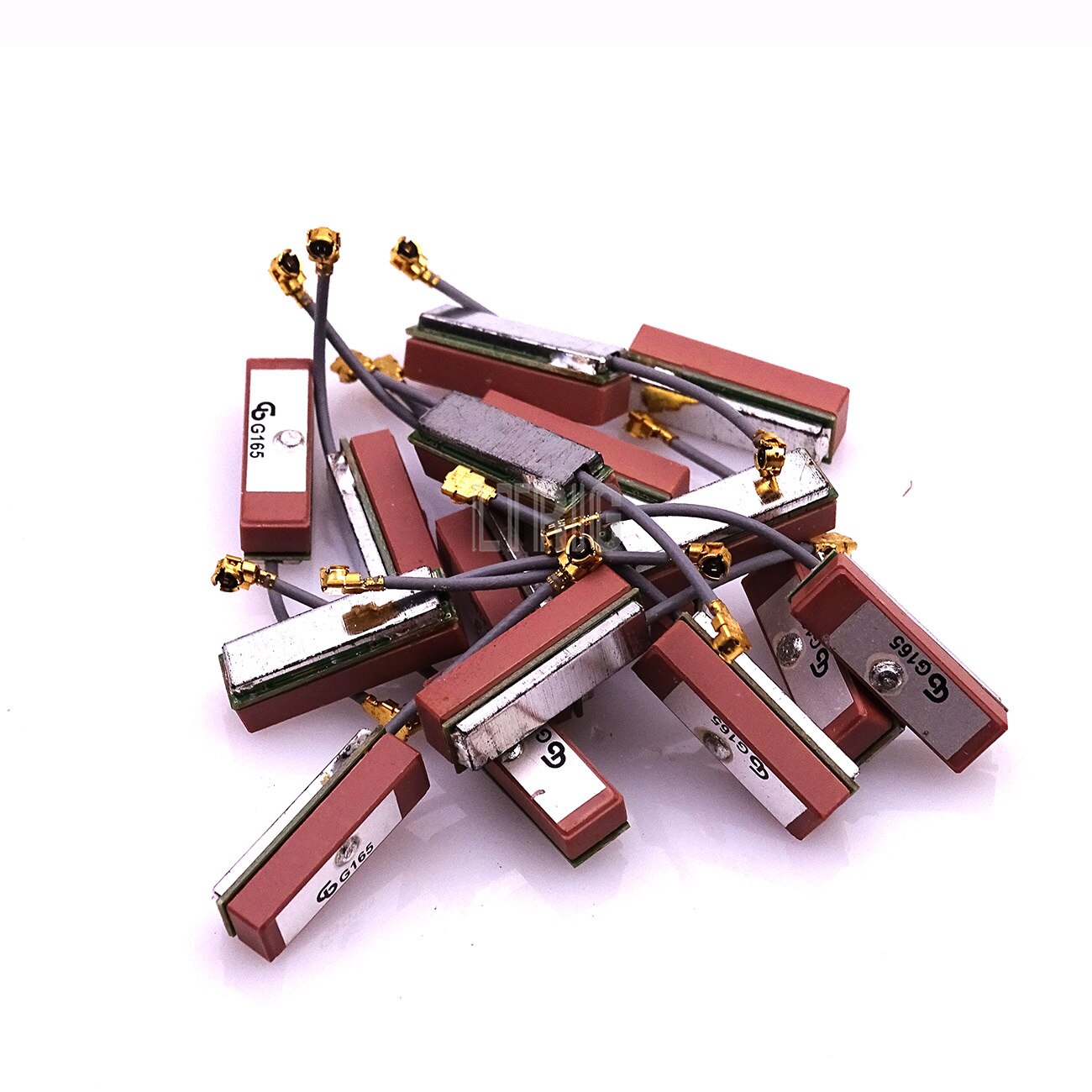 custom 1Pcs GPS dual mode active ceramic antenna IPEX interface high gain