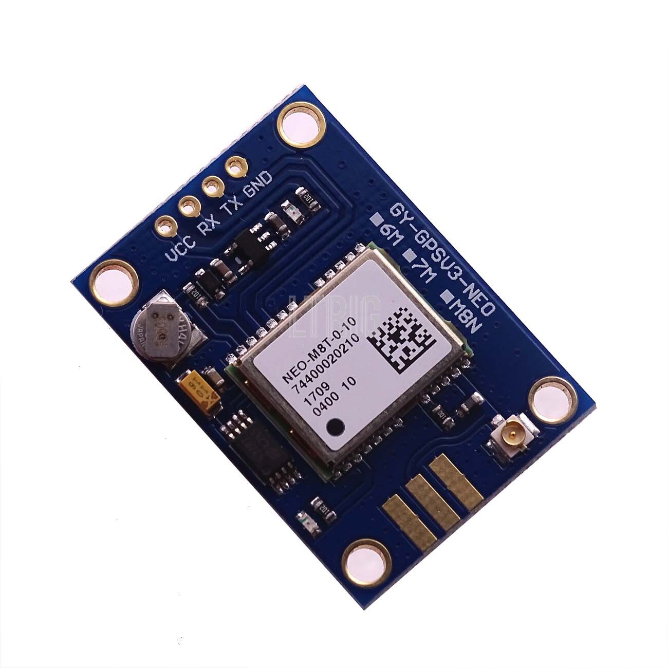 custom 1Pcs GY-GPSV3-M8T NEO-M8T GPS antenna module compatible with LEA-5T LEA-6T  and other high-precision timing data