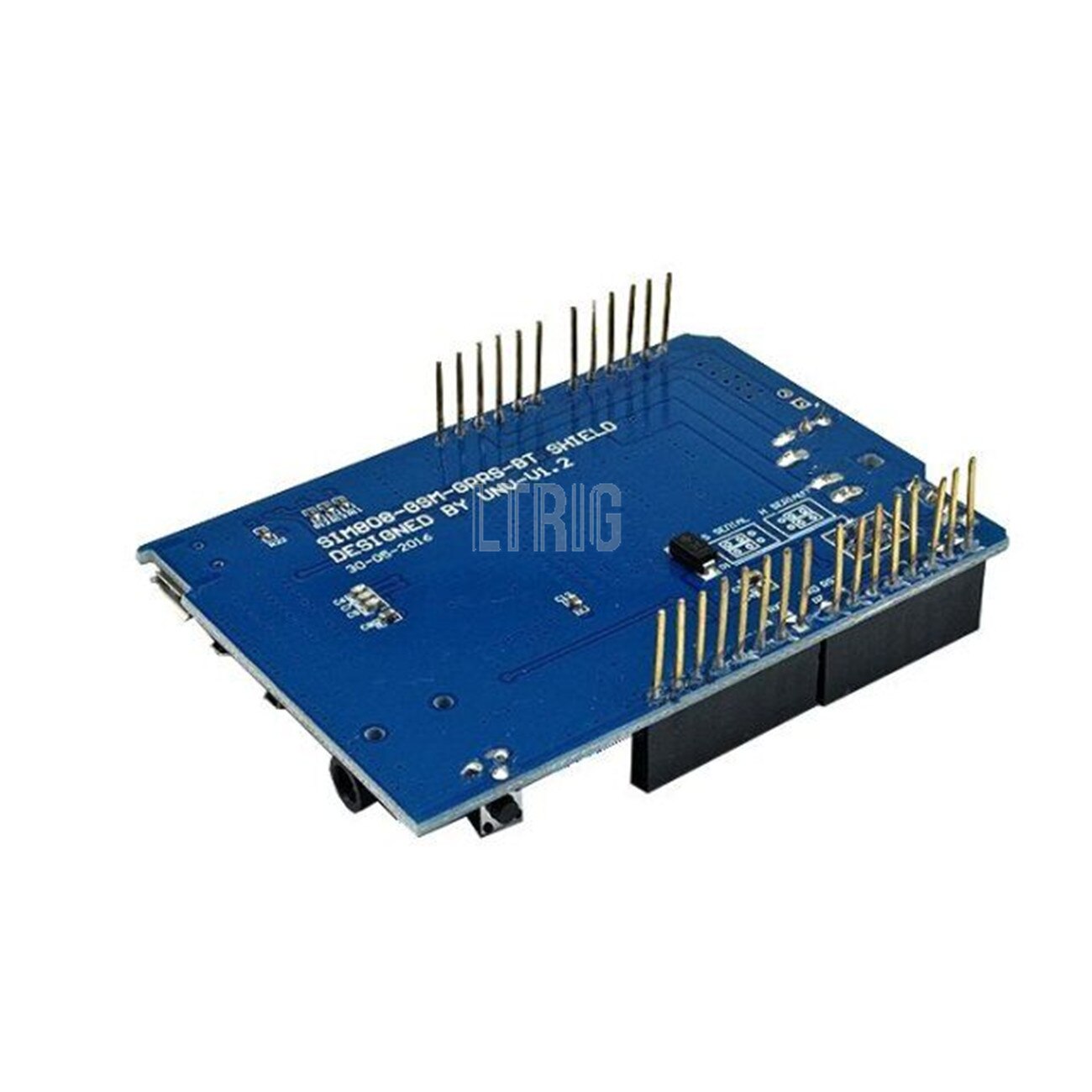 custom 1Pcs High Quality SIM808 GPRS / GSM + GPS Shield 2 in 1 GSM Shield GPRS GPS Development Board SIM808 Module