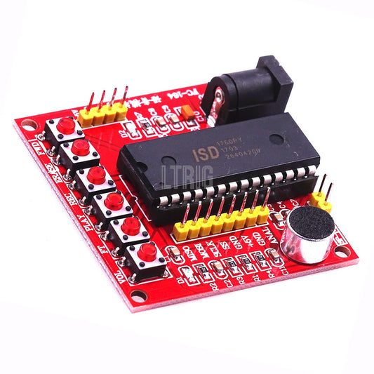 custom 1Pcs ISD1700 type recording voice module ASD1760 type voice module
