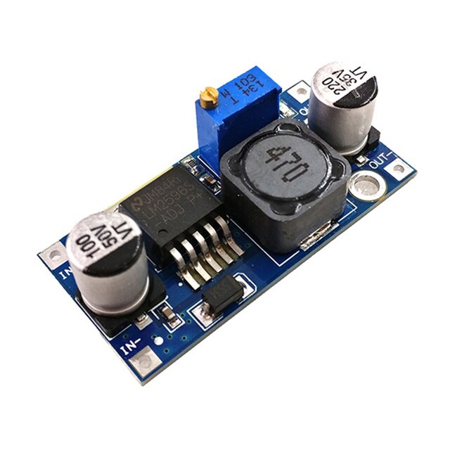 custom 1Pcs LM2596 module power supply module DC-DC BUCK 3A regulator buck module adjustable ultra LM2596S