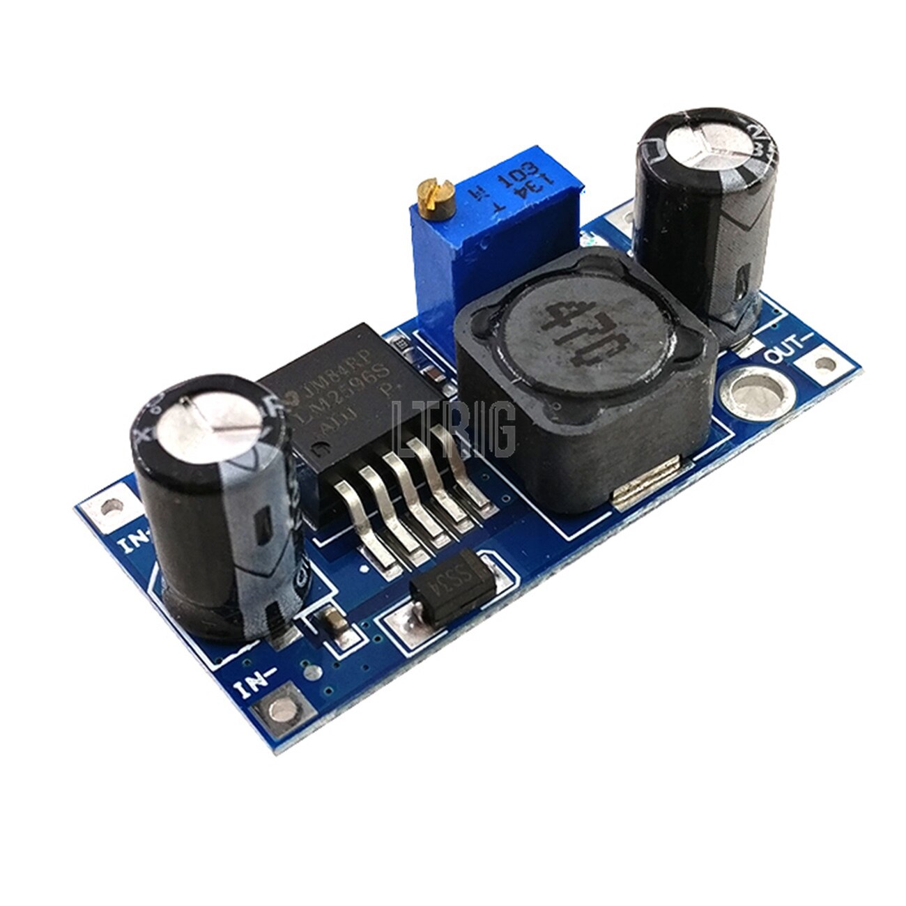 custom 1Pcs LM2596 module power supply module DC-DC BUCK 3A regulator buck module adjustable ultra LM2596S