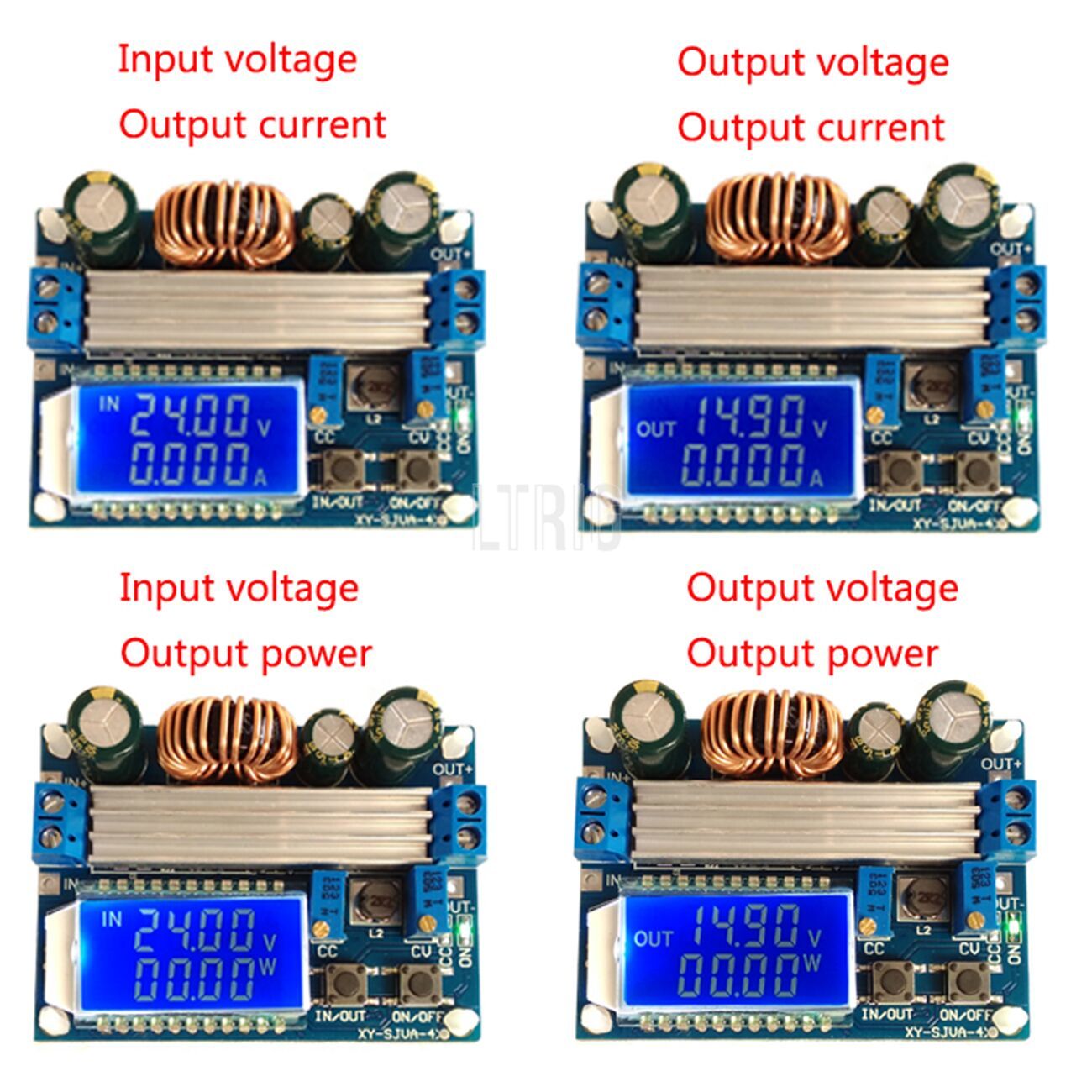 custom 1Pcs Lifting pressure module constant pressure constant current liquid crystal LCD digital display voltmeter