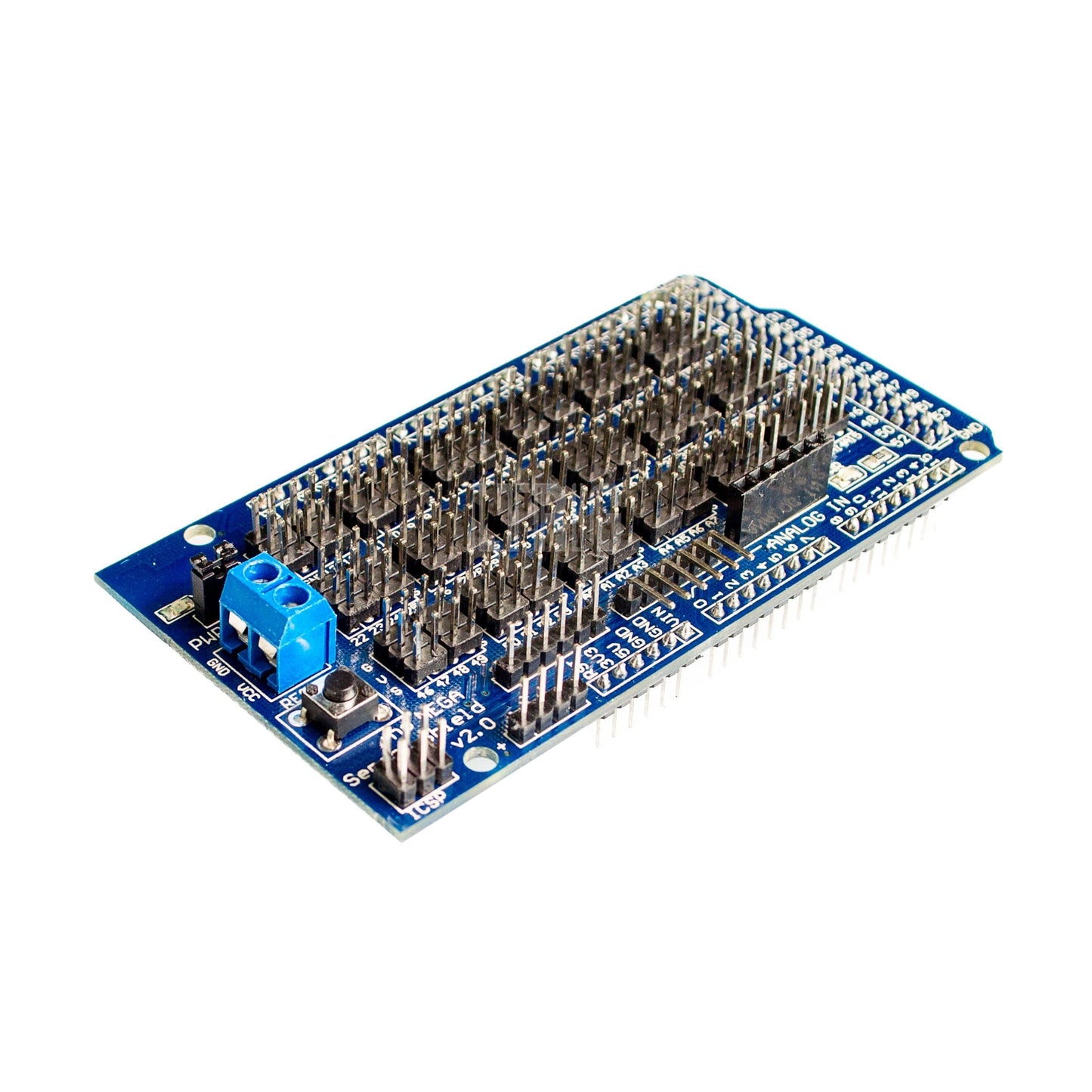 custom 1Pcs MEGA Sensor Shield V1.0 V2.0 MEGA 2560 Support IIC, Bluetooth, SD, robot parts mega2560 Sensor Shield