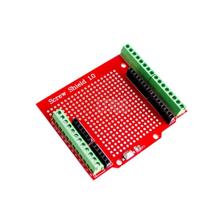 custom 1Pcs New Arruve 1pc Standard Proto Screw Shield Board ForArduino Compatible Board Hot Selling