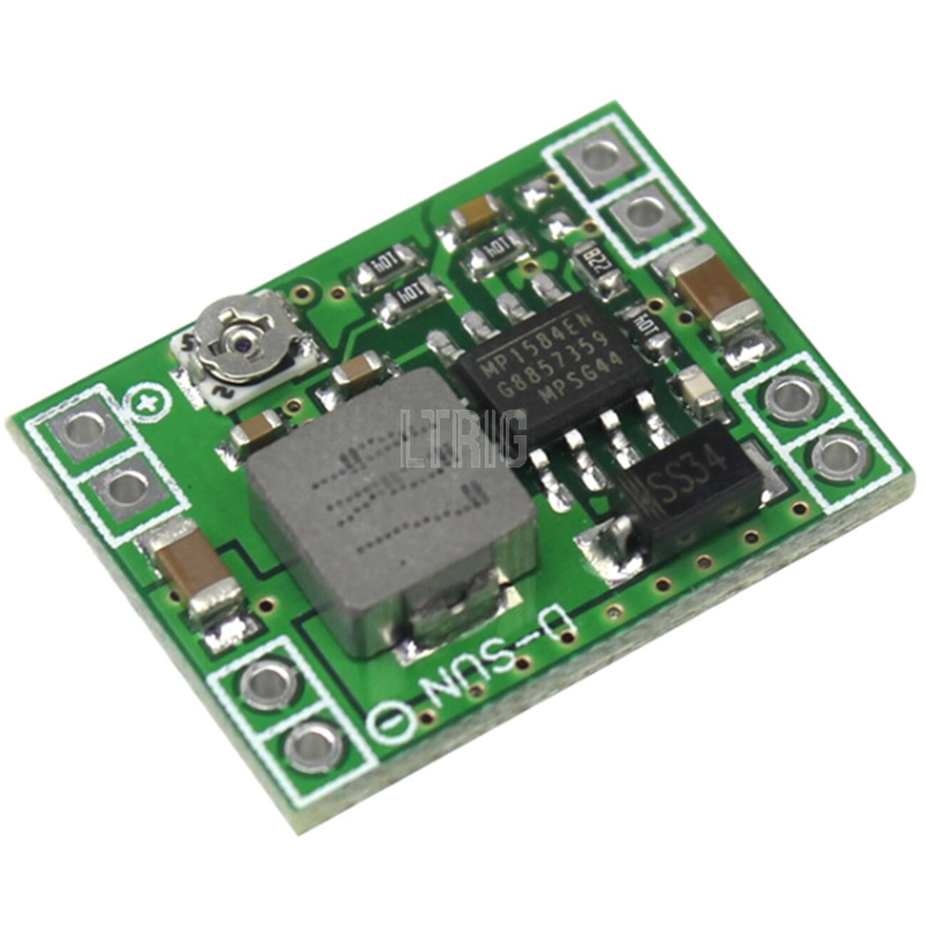 custom 1Pcs New adjustable power module MP1584EN DC 3A of output power down Module 12 v9v5v3 LM2596 24V