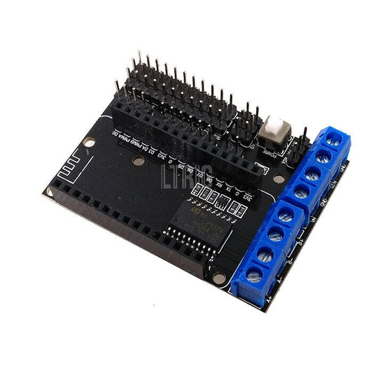 custom 1Pcs NodeMCU Motor Shield Plate L293D for ESP-12E ESP8266 ESP 12E DIY Kit RC Toy RC Smart Wifi Remote Control Car