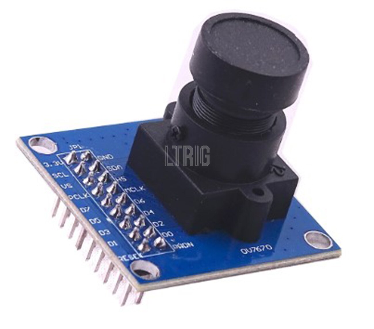 custom 1Pcs OV7670 camera module Supports VGA CIF auto exposure control display active size 640X480