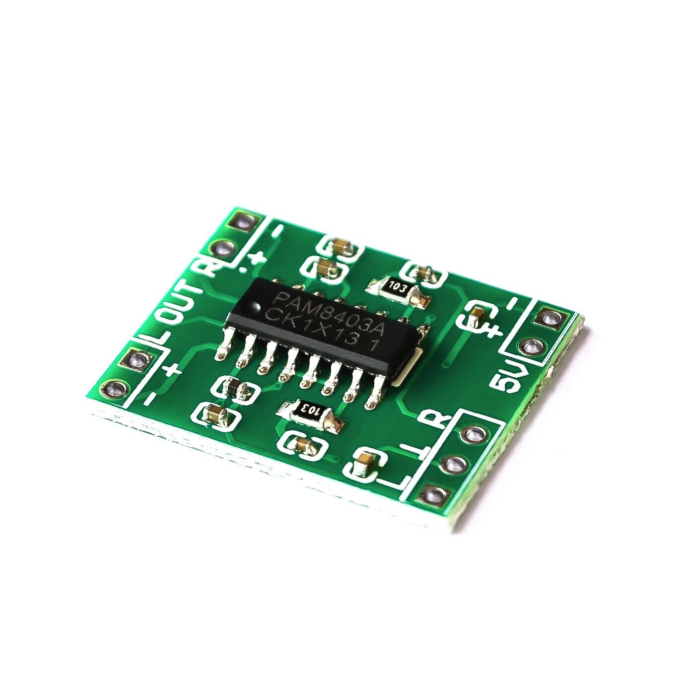 custom 1Pcs PAM8403 Super mini digital amplifier board 2 * 3W Class D digital amplifier board efficient 2.5 to 5V USB