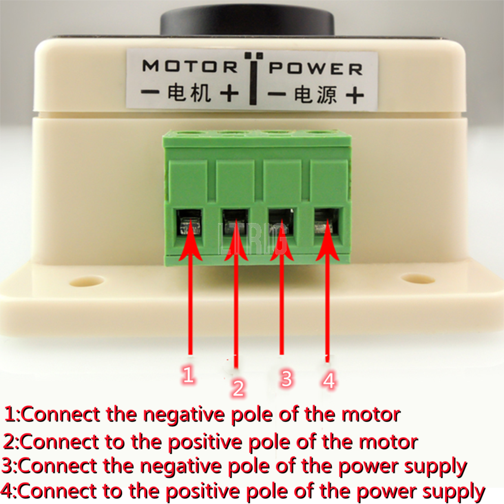 custom 1Pcs PWM DC motor motor speed controller 12V24V36V48V20A high power DC controller waterproof