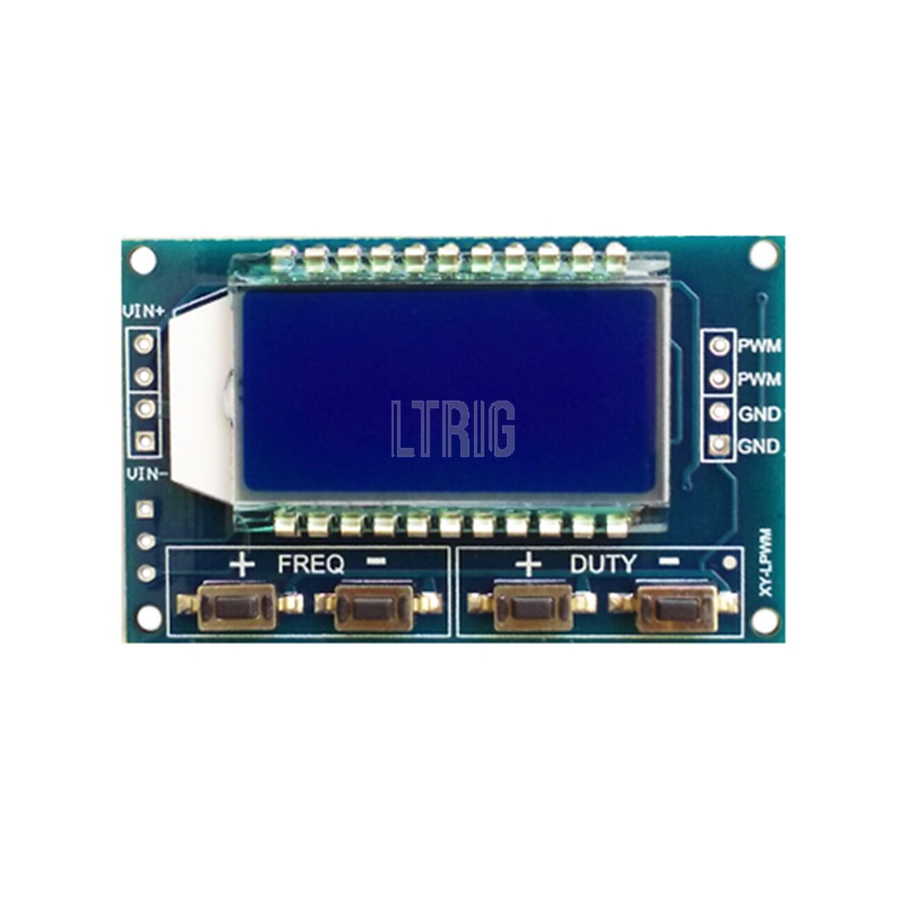 custom 1Pcs PWM Signal Generator Pulse Frequency Duty Cycle Adjustable Module LCD Display 1Hz-150Khz 3.3V-30V