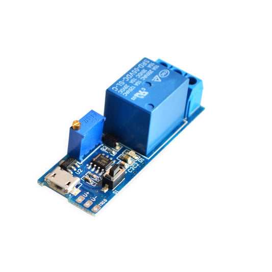 custom 1Pcs Precise 5V-30V Micro USB Power Relay Timer Control Module Trigger Delay Switch