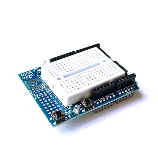 custom 1Pcs ProtoShield prototype expansion board with mini bread board based FORARDUINO