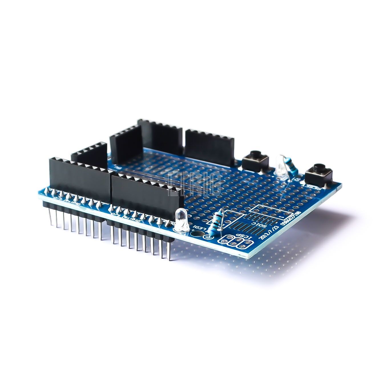 custom 1Pcs ProtoShield prototype expansion board with mini bread board based FORARDUINO