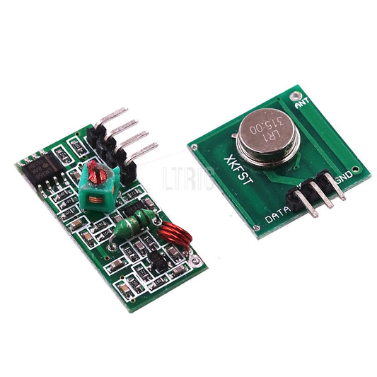 custom 1Pcs RF wireless receiver module & transmitter module board Ordinary super- regeneration 315MHZ DC5V (ASK /OOK)