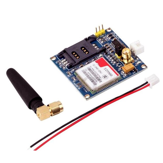 custom 1Pcs SIM900A SIM900 MINI V4.0 Wireless Data Transmission Module GSM GPRS Board Kit w / Antenna C83