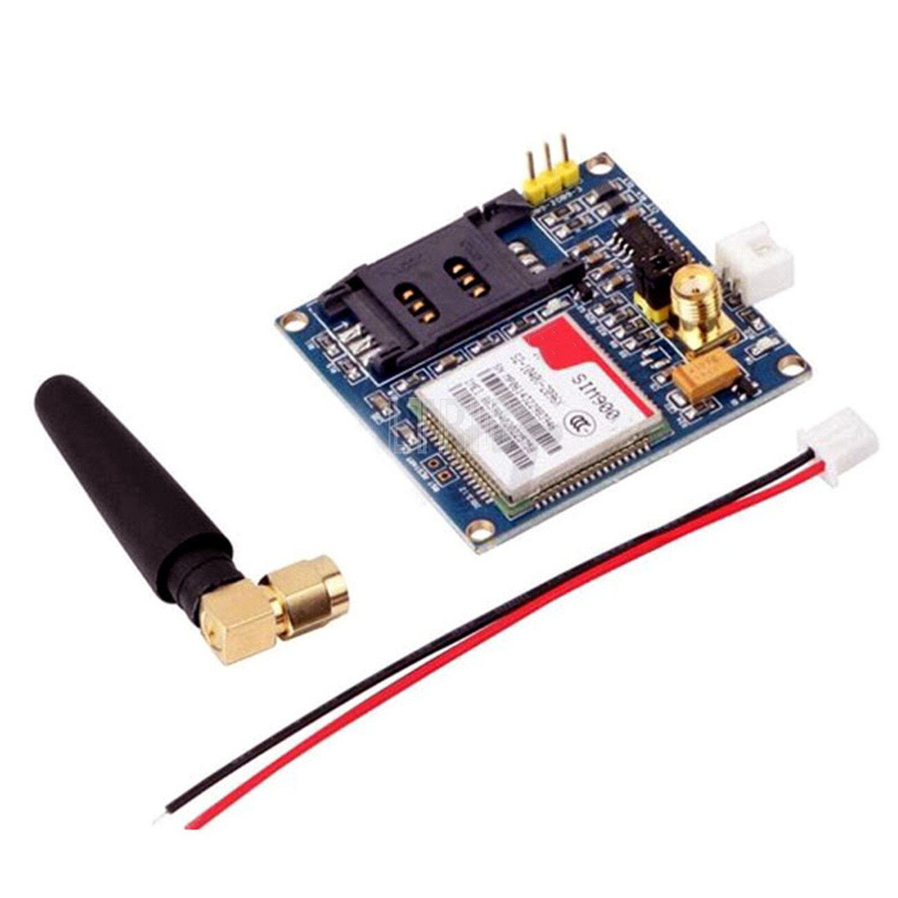 custom 1Pcs SIM900A SIM900 MINI V4.0 Wireless Data Transmission Module GSM GPRS Board Kit w / Antenna C83