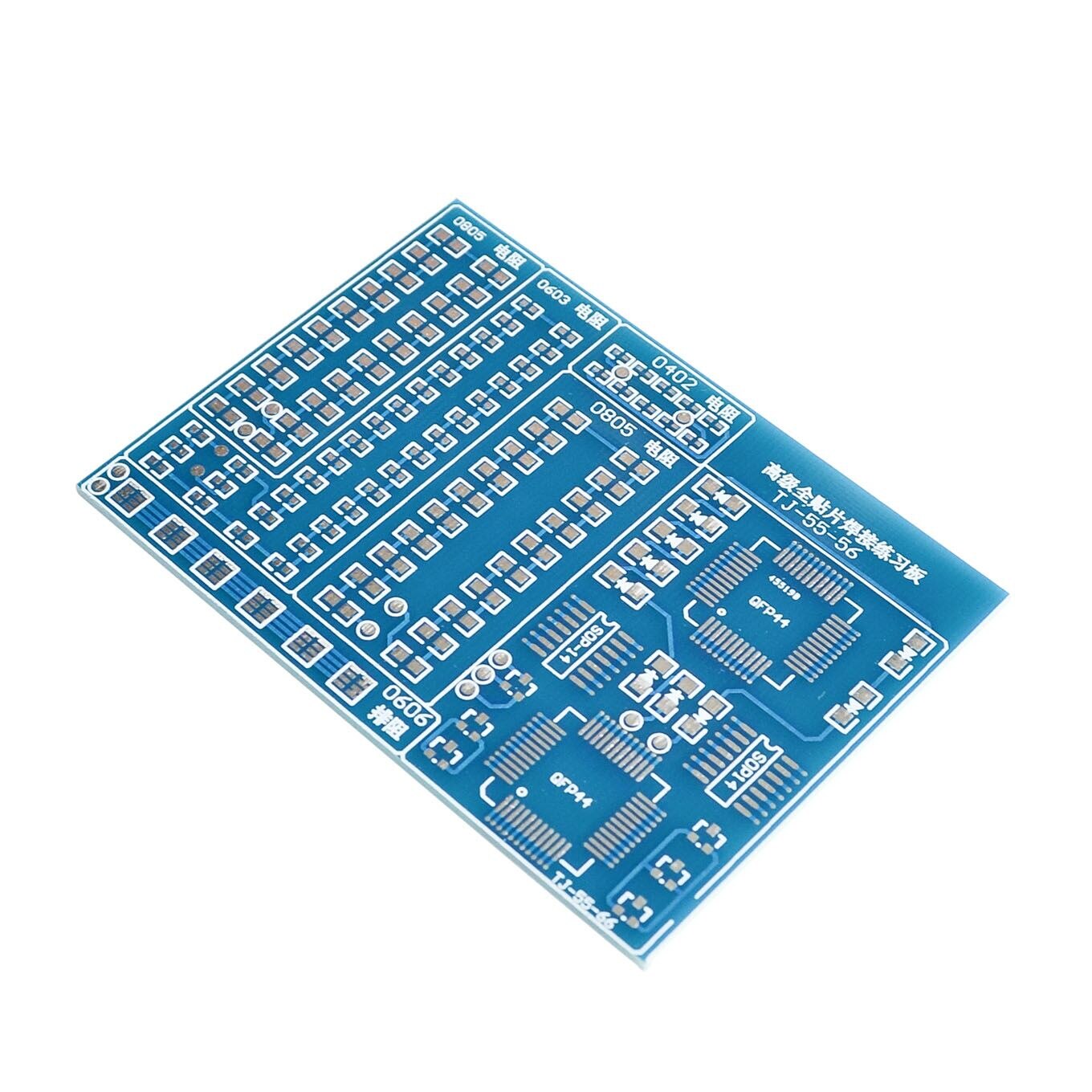 custom 1Pcs SMT SMD Component Welding Practice Board Soldering DIY Kit Resitor Diode Transistor Learning Electronic