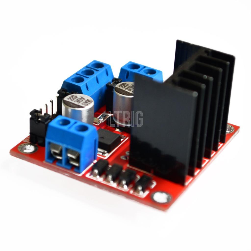 custom 1Pcs Smart Electronics L298N Stepper DC Motor Driver Shield Expansion Development Board for arduino DIY Car Robot