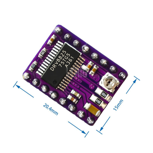 custom 1Pcs StepStick DRV8825 Stepper Driver Pololu-Reprap 4layer PCB Sanguinololu RAMPS