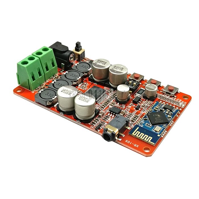 custom 1Pcs TDA7492P 50W+50W Digital Amplifier Board CSP8635 Bluetooth 4.0 Chip BT Audio Receiver Amplifier Board Module