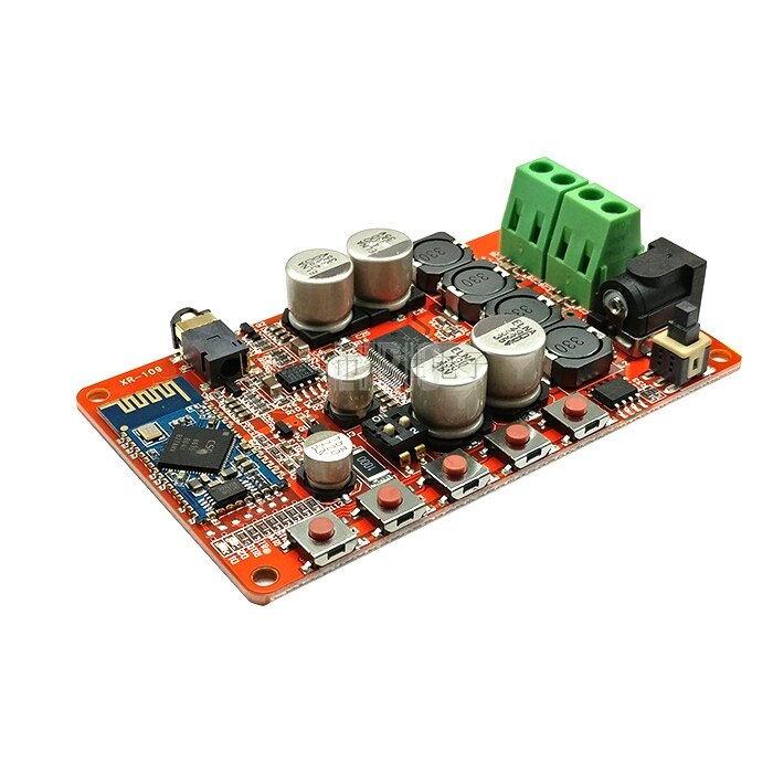 custom 1Pcs TDA7492P 50W+50W Digital Amplifier Board CSP8635 Bluetooth 4.0 Chip BT Audio Receiver Amplifier Board Module