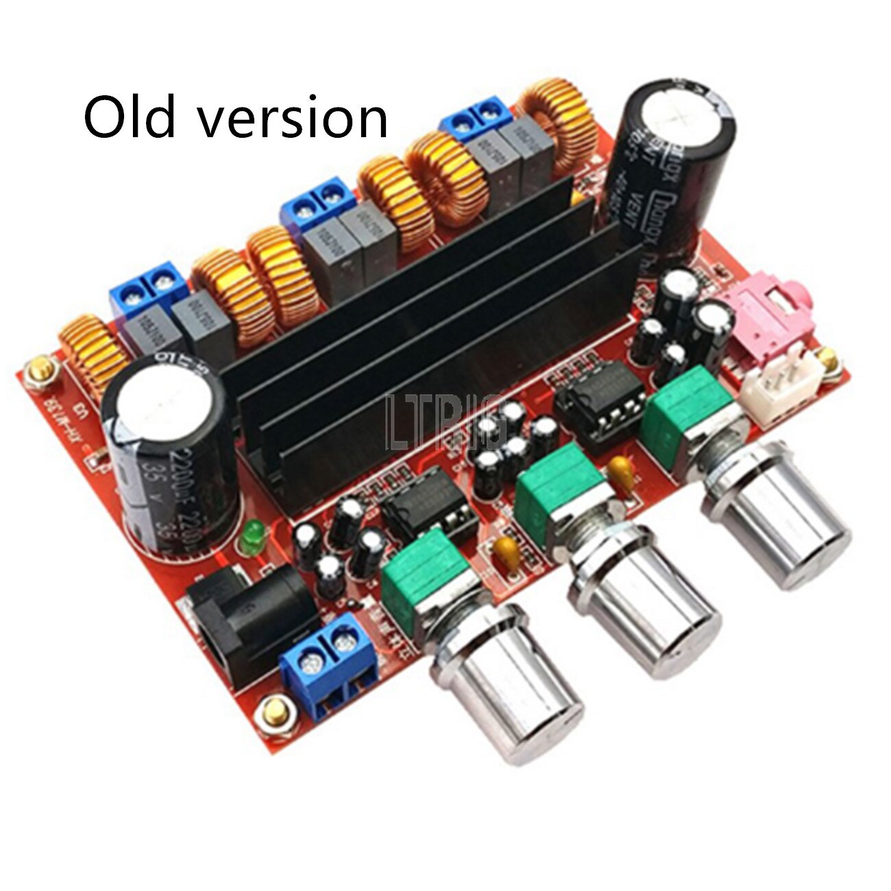 custom 1Pcs TPA3116 2.1 Digital Audio Power Amplifier Board 2 * 80W + 100W Subwoofer Speaker DC12-24V Amplifier Module