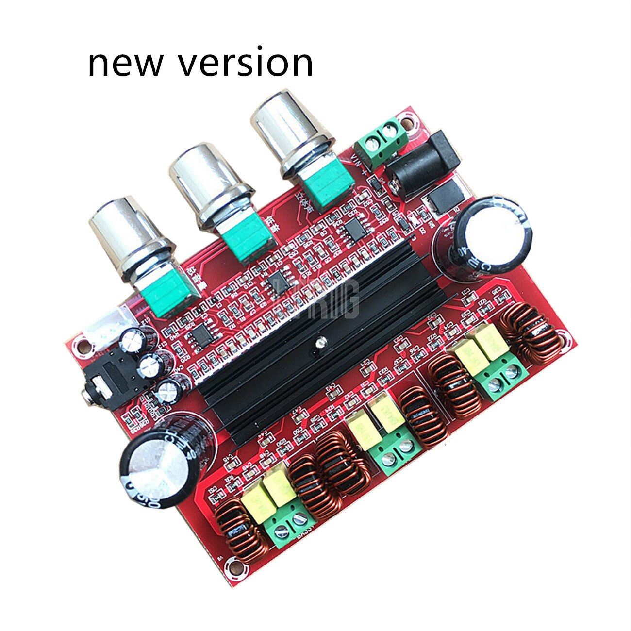 custom 1Pcs TPA3116 2.1 Digital Audio Power Amplifier Board 2 * 80W + 100W Subwoofer Speaker DC12-24V Amplifier Module