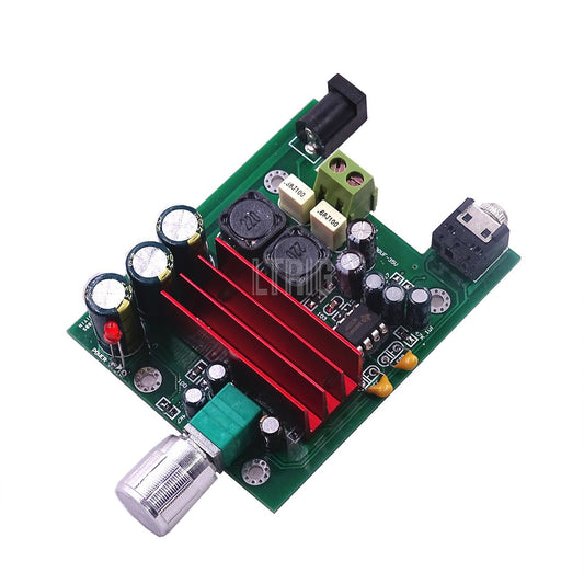 custom 1Pcs TPA3116 Subwoofer 100W 3.5mm Digital Power Amplifier Board Amplifiers TPA3116D2 NE5532 OPAMP 8-25V A4-010