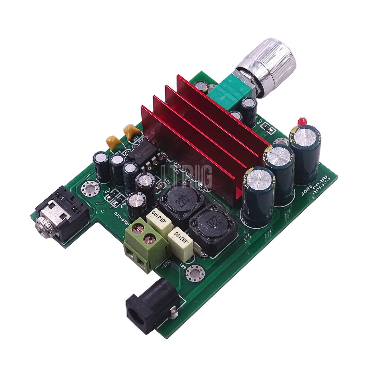 custom 1Pcs TPA3116 Subwoofer 100W 3.5mm Digital Power Amplifier Board Amplifiers TPA3116D2 NE5532 OPAMP 8-25V A4-010