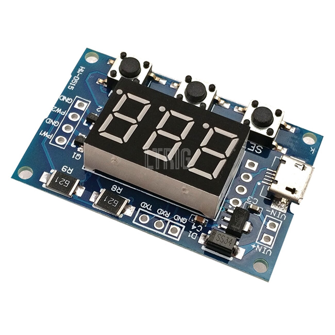 custom 1Pcs USB DC 2CH PWM Adjustable Signal Generator Cycle Pulse Frequency for Digital LED Display Tube 5V 12V 24V DIY