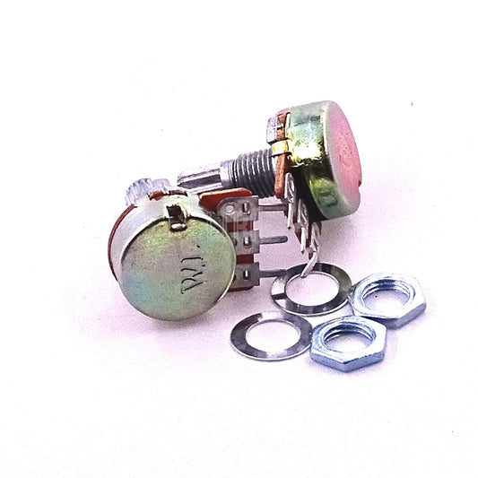 custom 1Pcs WH148 Potentiometer 3PIN 15mm Shaft With Nuts And Washers WH148 B1K B2K B5K B10K B20K B50K B100K B250K  B1M