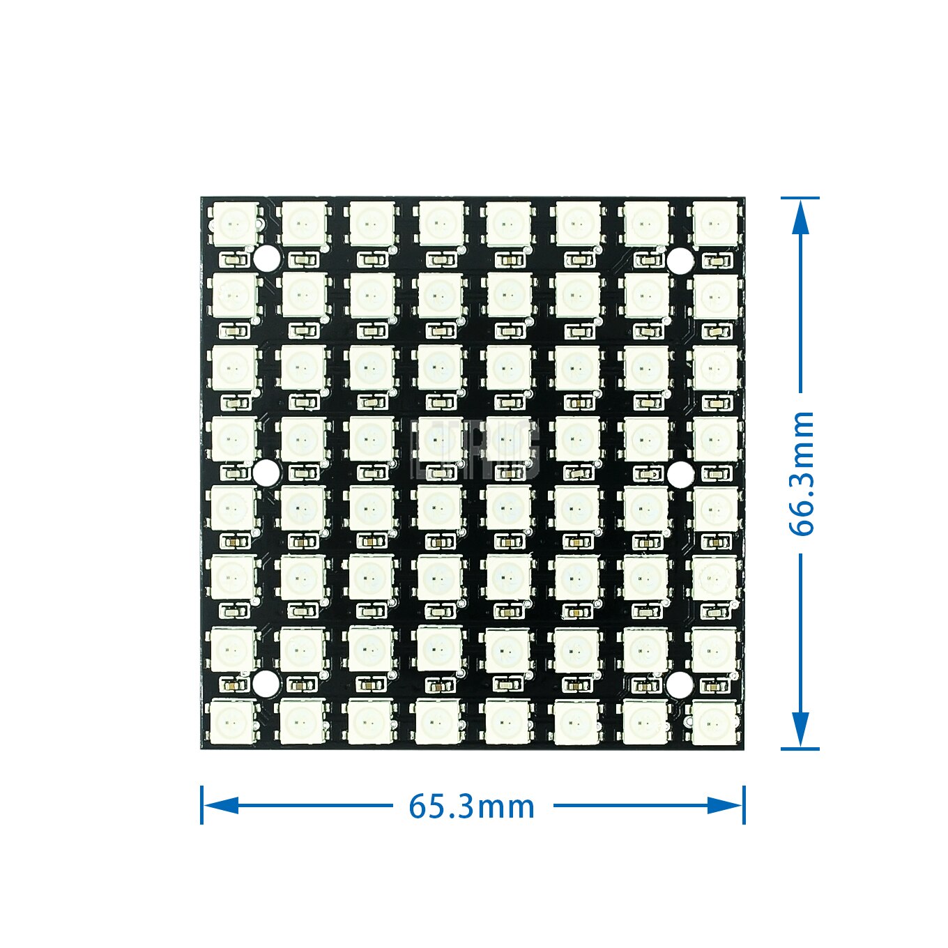custom 1Pcs WS2812 LED 5050 RGB 8x8 64 LED Matrix for Arduino
