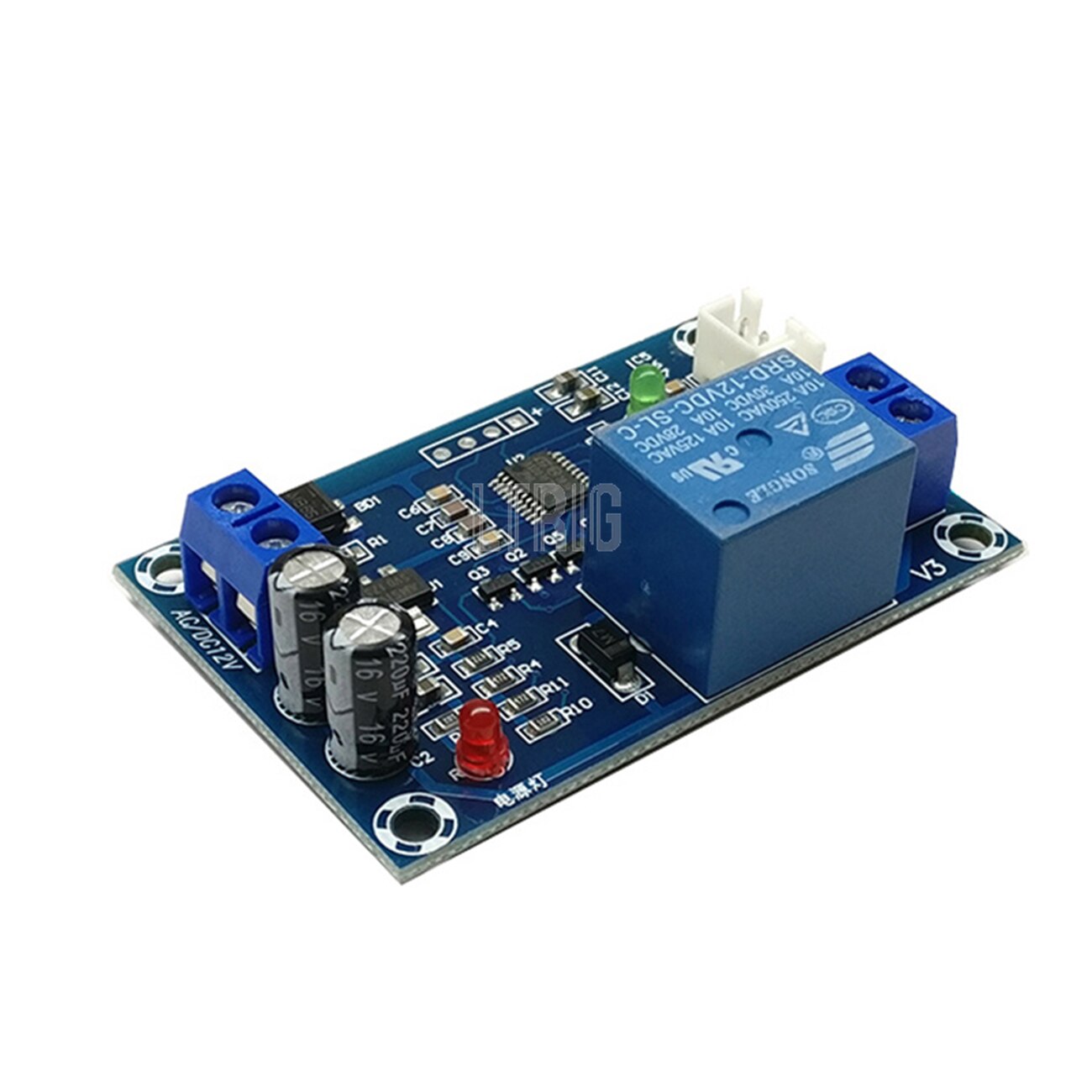 custom 1Pcs XH-M203 module full automatic water level controller pump switch AC / DC 12V relay output