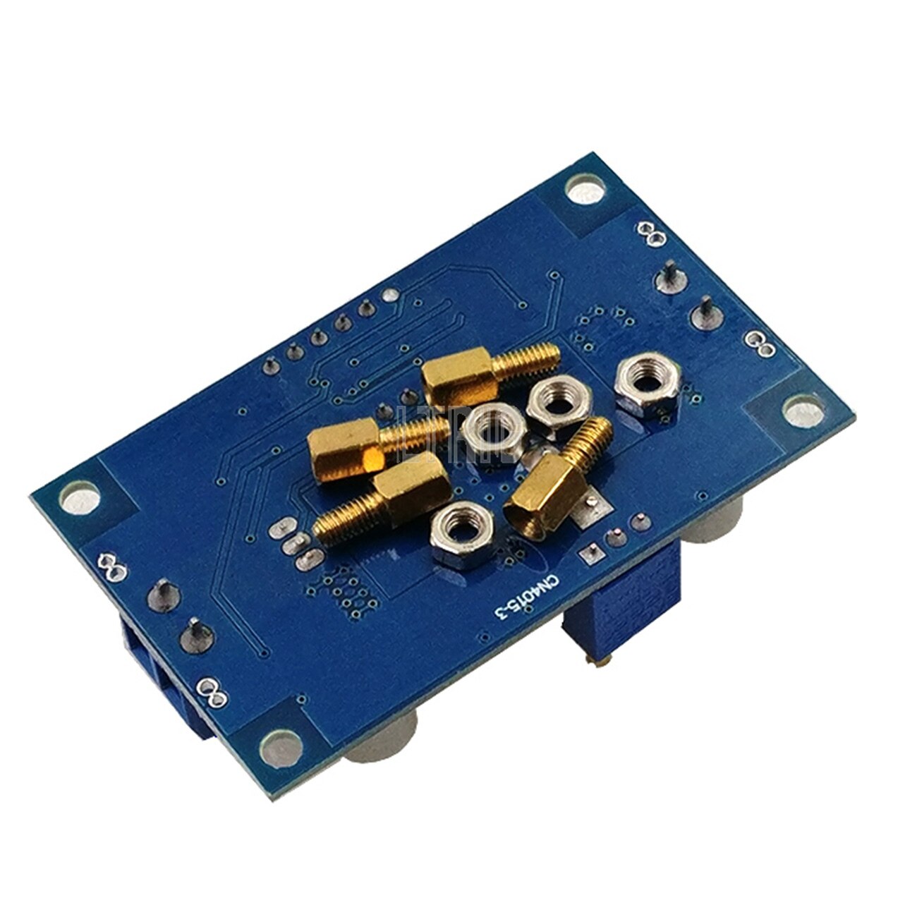 custom 1Pcs XL4015 75W 5A High Power DC-DC Adjustable Step down Module Power Module + LED Voltmeter