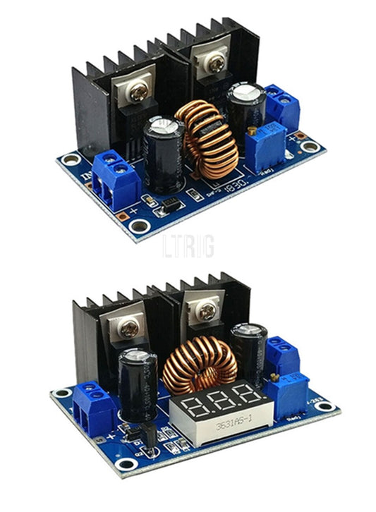 custom 1Pcs XL4016 PWM adjustable 4-36V to 1.25-36V step-down card module up to 8A 200W DC-DC step-down power converter