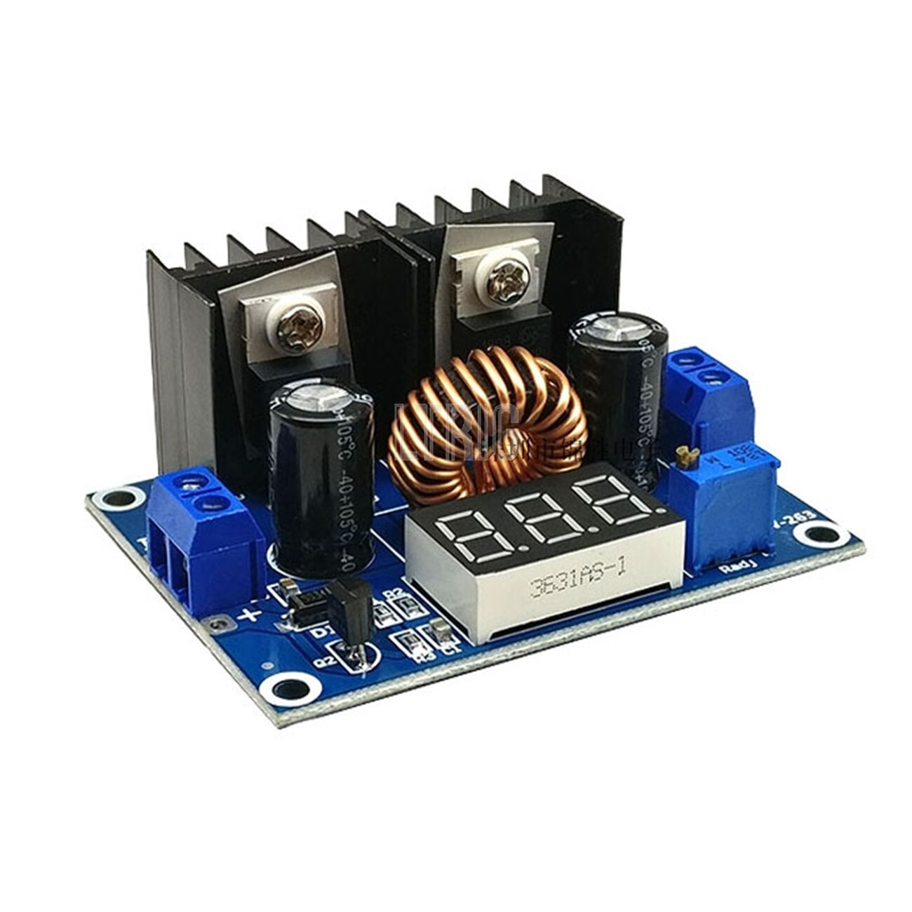 custom 1Pcs XL4016 PWM adjustable 4-36V to 1.25-36V step-down card module up to 8A 200W DC-DC step-down power converter