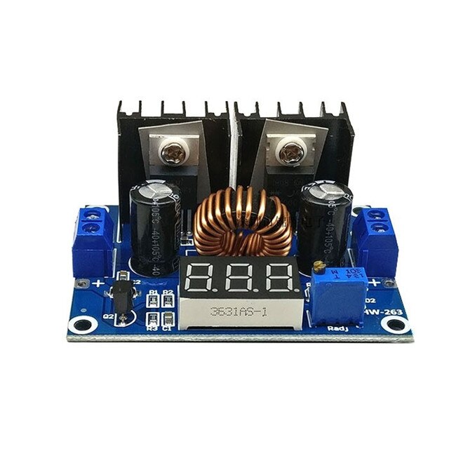 custom 1Pcs XL4016 PWM adjustable 4-36V to 1.25-36V step-down card module up to 8A 200W DC-DC step-down power converter