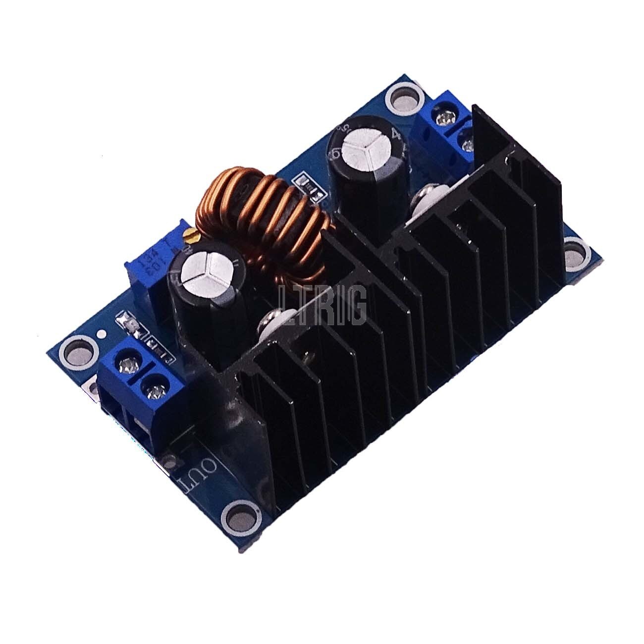 custom 1Pcs XL4016 PWM adjustable 4-36V to 1.25-36V step-down card module up to 8A 200W DC-DC step-down power converter