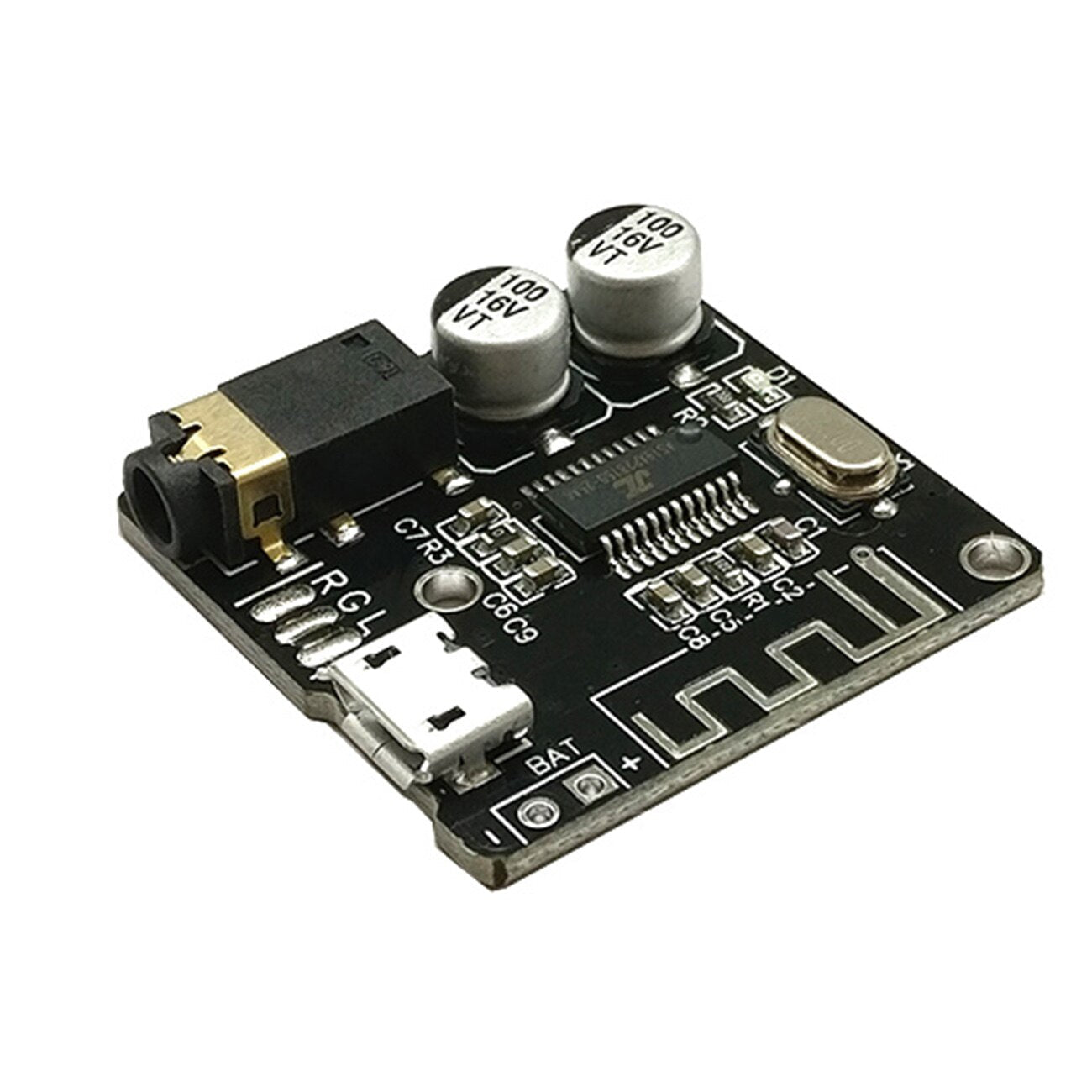 custom 1Pcs XY-BT Audio Receiver board Bluetooth 4.1 mp3 lossless decoder board Wireless Stereo Music Module 3.7-5V