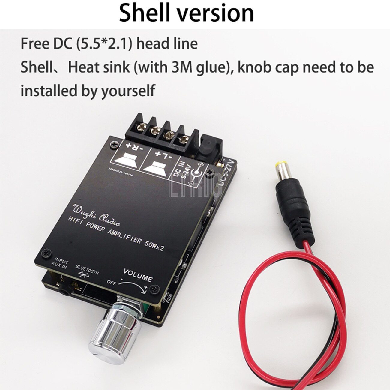 custom 1Pcs ZK-502C, HIFI, Wireless Bluetooth 5.0, TPA3116, TPA3116D2 50WX2 Digital Audio Amplifier Board Stereo Amplifier