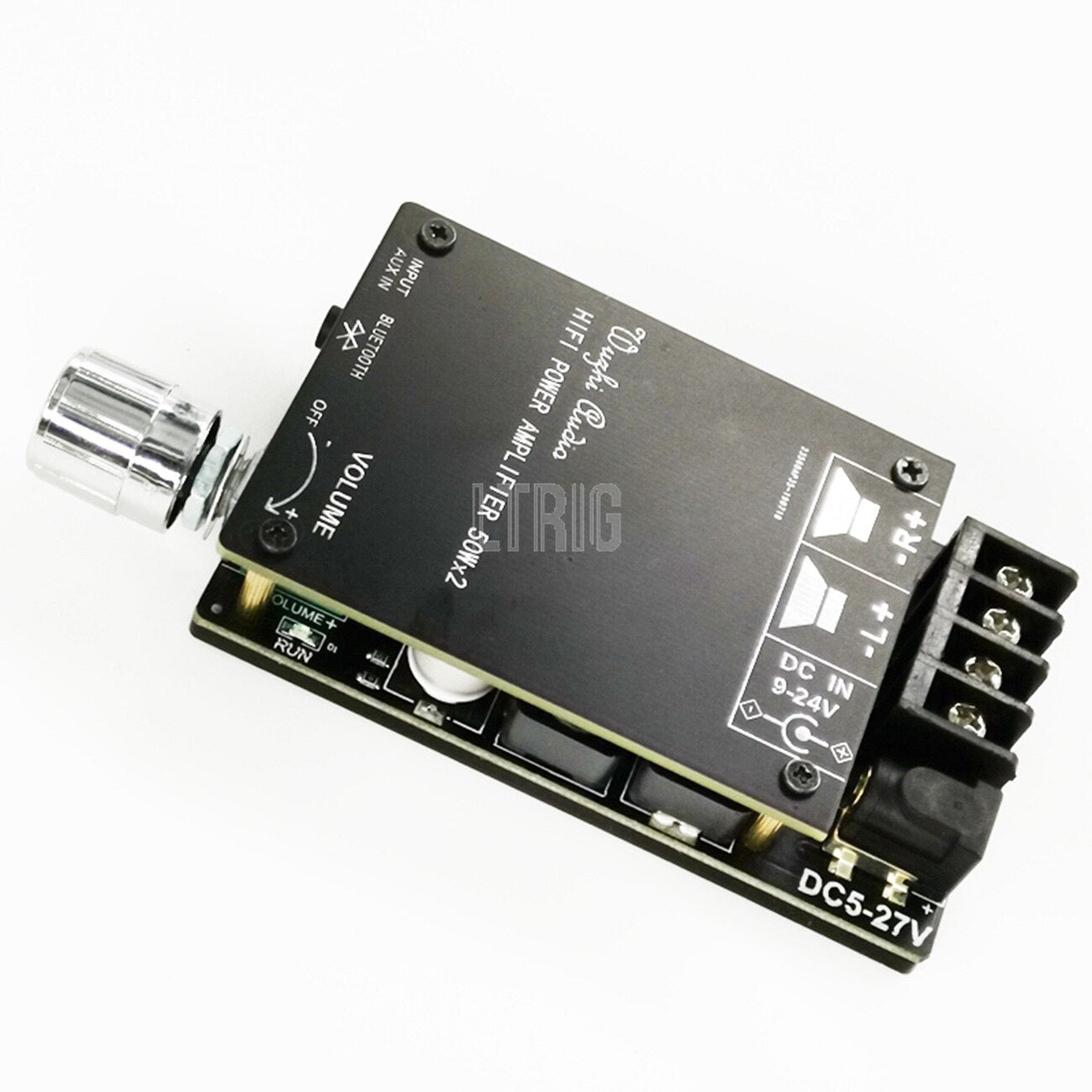 custom 1Pcs ZK-502C, HIFI, Wireless Bluetooth 5.0, TPA3116, TPA3116D2 50WX2 Digital Audio Amplifier Board Stereo Amplifier